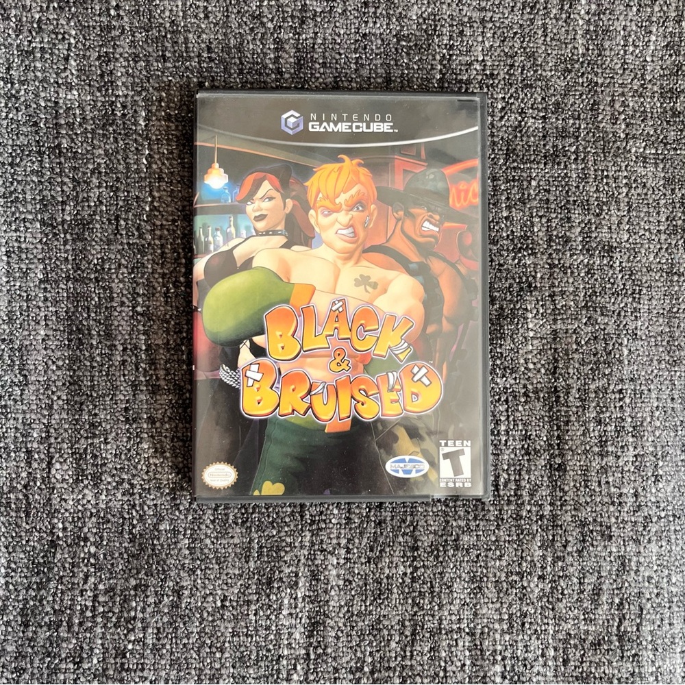 Black And Bruised Nintendo Gamecube Game Complete